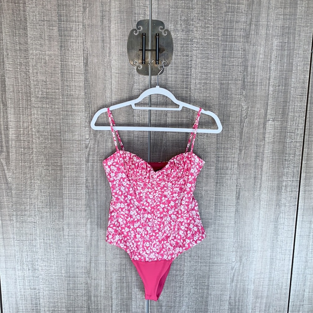 Zara Printed‎ Corset Bodysuit
